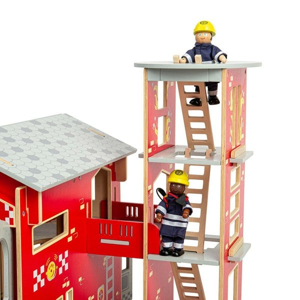 Bigjigs Toys City Fire Station Bundle