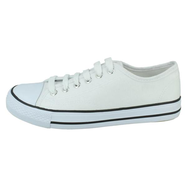 Spot On Ladies Spot On Casual Lace Up Trainers F80543