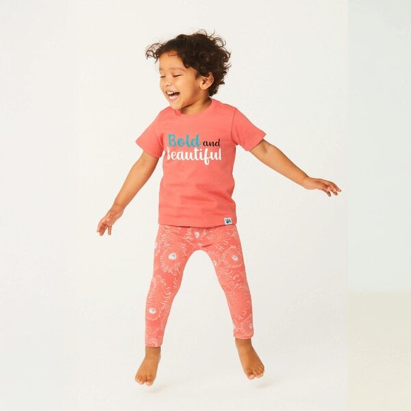 Lucy & Sam Peacock Two Pack Leggings