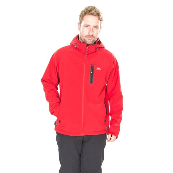 Trespass Men's Accelerator II Waterproof Softshell Jacket - Red