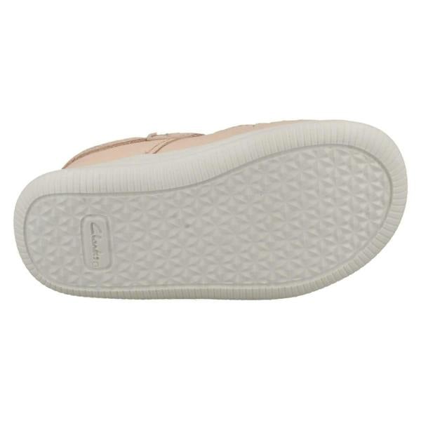Clarks Girls Clarks Polka Dot Detailed T-Bar Shoes Cloud Rosa T