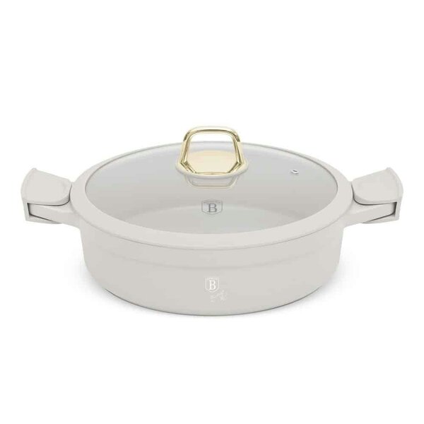 Berlinger Haus Shallow Pot with Lid BH7785 – 28 cm Sahara