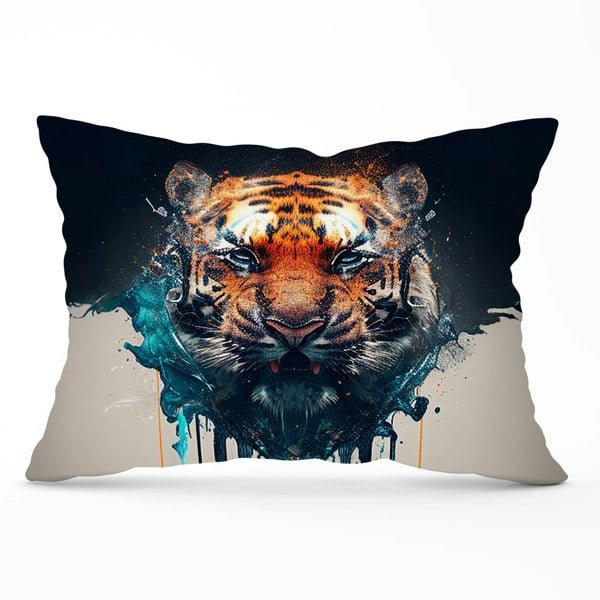 Warren Reed Tiger Face Splashart Cushions