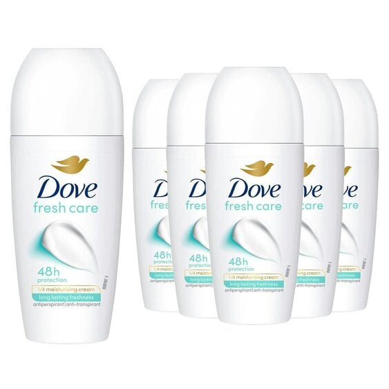 Dove Fresh Roll On Anti-Perspirant up to 48H of Sweat & Odour Protection, 6x50ml