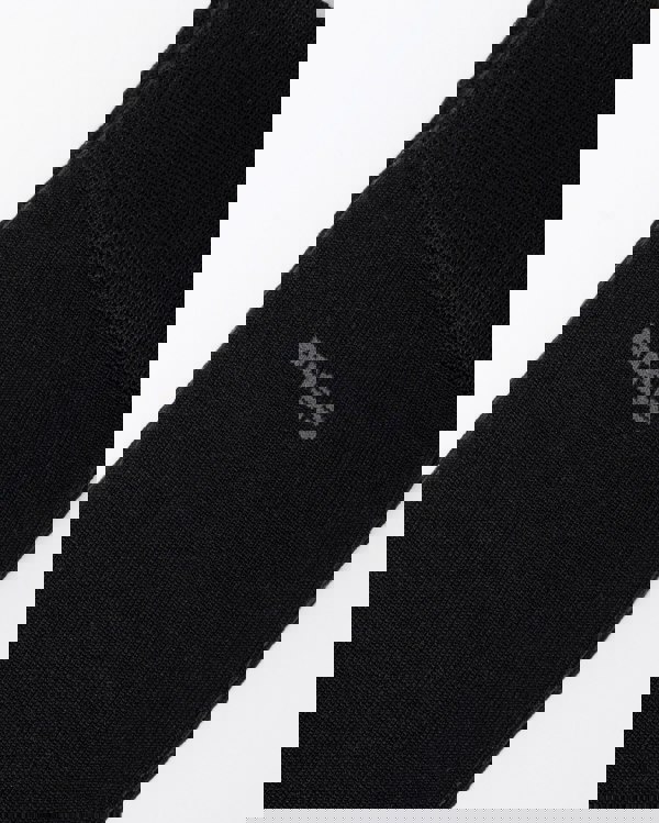 BOSS Orange 2-Pack Mens Regular-Length Socks in a Mercerized-Cotton - Black 001