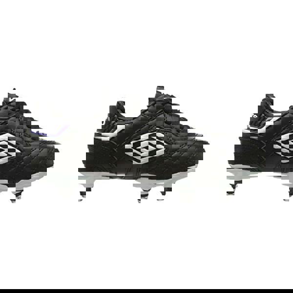 Umbro Childrens/Kids Speciali Eternal Club Firm Ground Football Boots - Black/White/Royal Blue - 