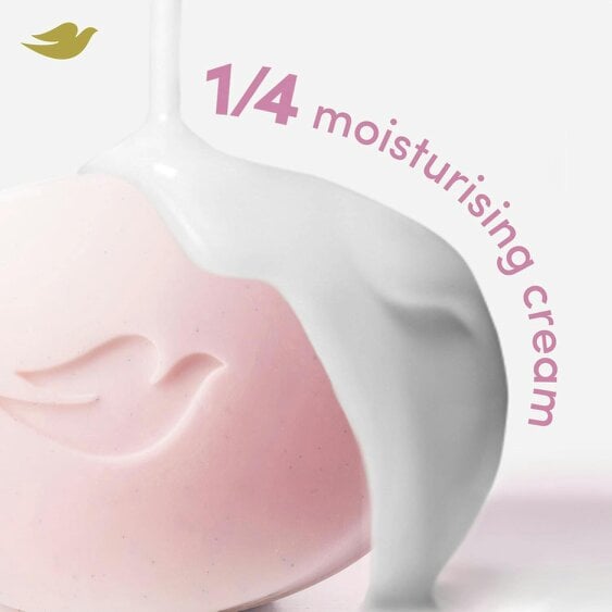 Dove Pink Moisturising Beauty Cream Bar for Soft & Smooth Skin, 6 x 90g, 4 Pack