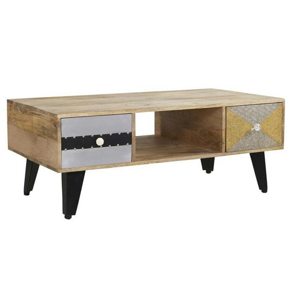 Wyld Haus Kokkola 4 Drawer Reclaimed Wood Coffee Table