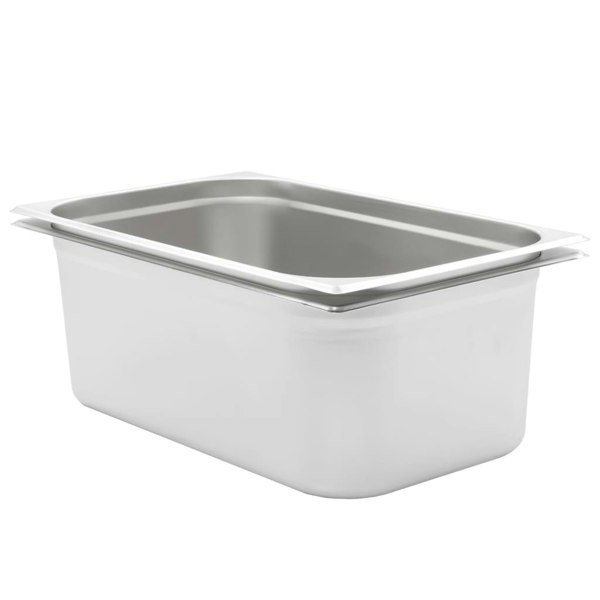 Berkfield Gastronorm Containers 2 pcs GN 1/1 200 mm Stainless Steel