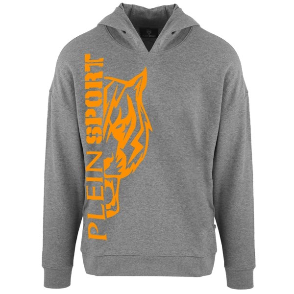 Plein Sport Side Logo Grey Hoodie S