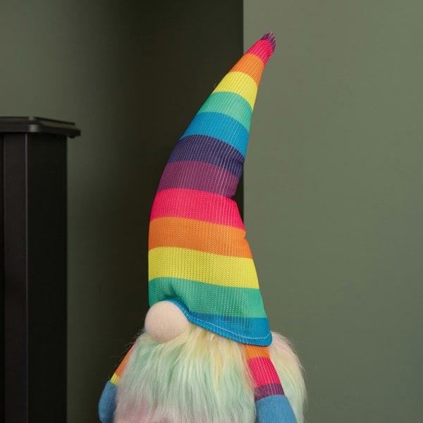 Samuel Alexander 60cm  Battery Operated Lit Standing Christmas Rainbow Gonk