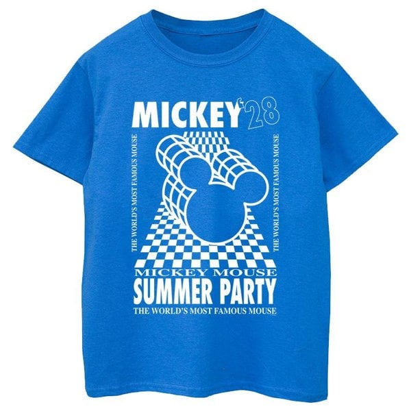 Disney Boys Mickey Mouse Summer Party T-Shirt - Royal Blue