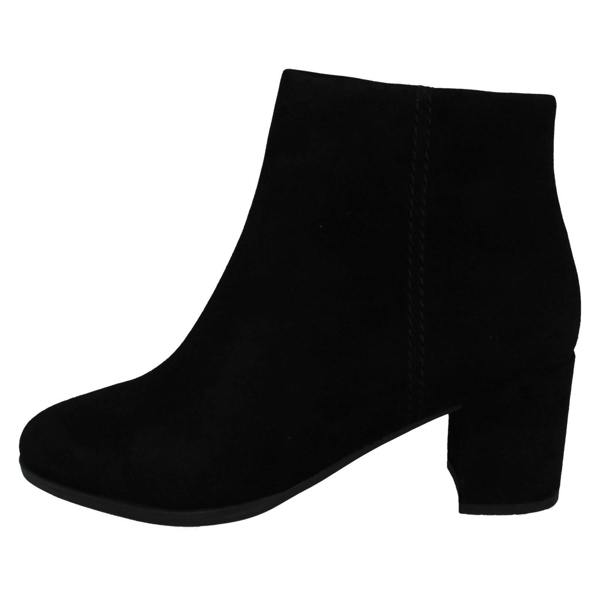 Clarks Ladies Clarks Elegant Heeled Ankle Boots Freva55 Zip