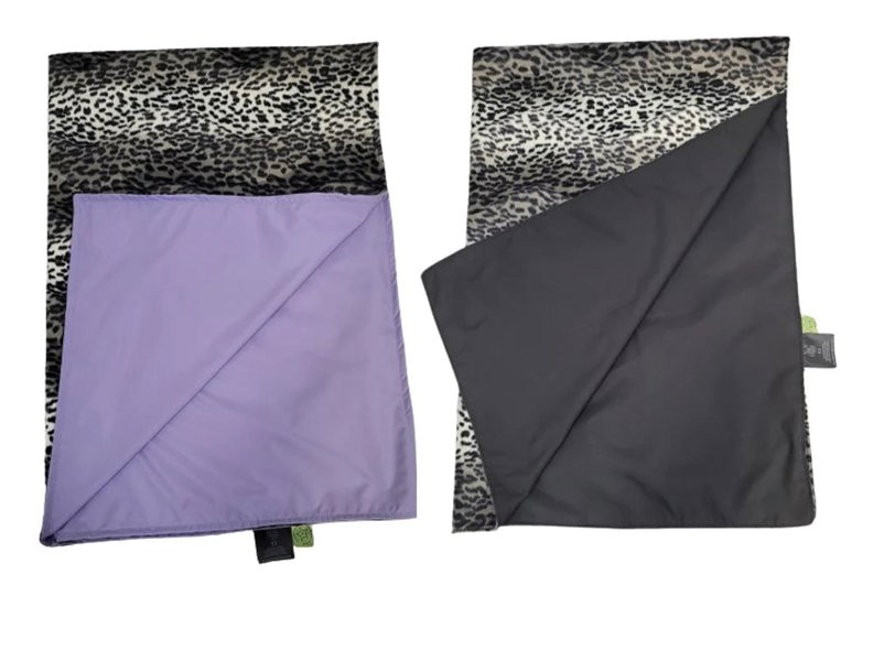 Made in the Mill Water Resistant Cosy Fleece Blanket – Grey Cheetah Print