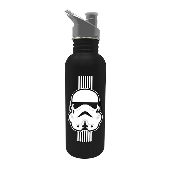 Star Wars Stormtrooper Water Bottle - Black/Grey