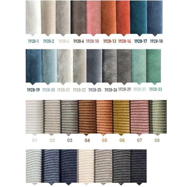 Bianca Module Sofa, Two Seater Sofa, Three Seater Sofa, Corduroy Fabric-Rit Concept-Rit Concept