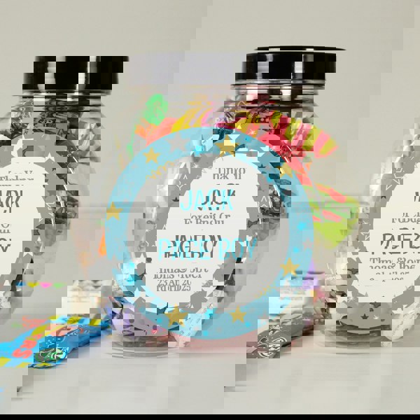 Personalised Memento Company Personalised Page Boy Sweet Jar