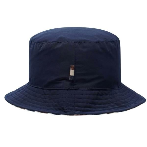 Aquascutum Active Active Reversible Bucket Navy Navy Hat L