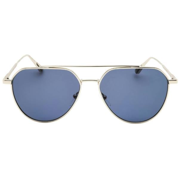 Calvin Klein Ck24100S 045 Silver/Blue Sunglasses 57X15X145 One Size