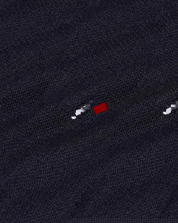 Tommy Hilfiger Essential Cotton Mens Knitted Polo - Desert Sky