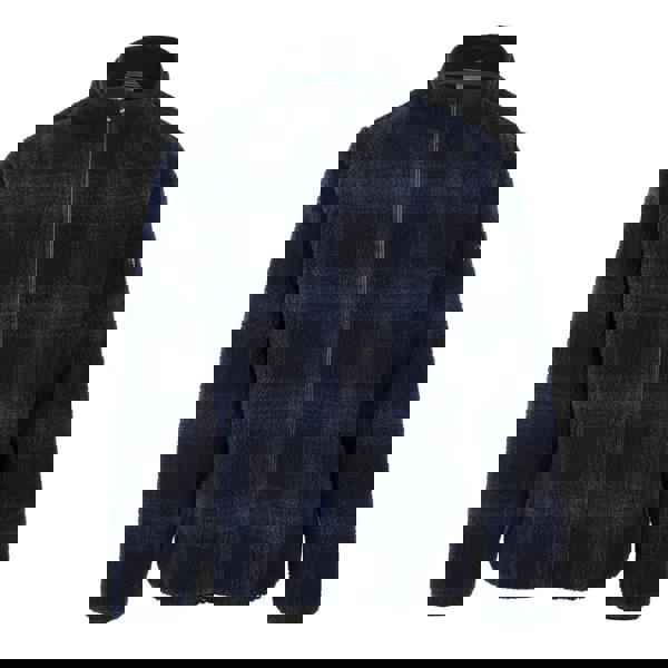 Trespass Mens Epperstone AT400 Checked Fleece - Navy