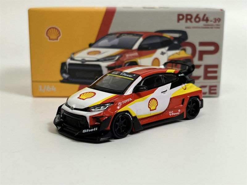 Pop Race Toyota Pandem GR Yaris Shell 1:64 Scale PR640039