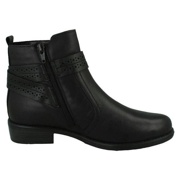 Remonte Ladies Remonte Zip Up Ankle Boots D0F81-00