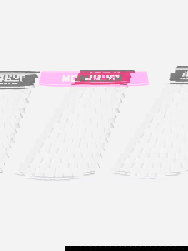 Moncler Enfant Girls Pleated Skirt in White