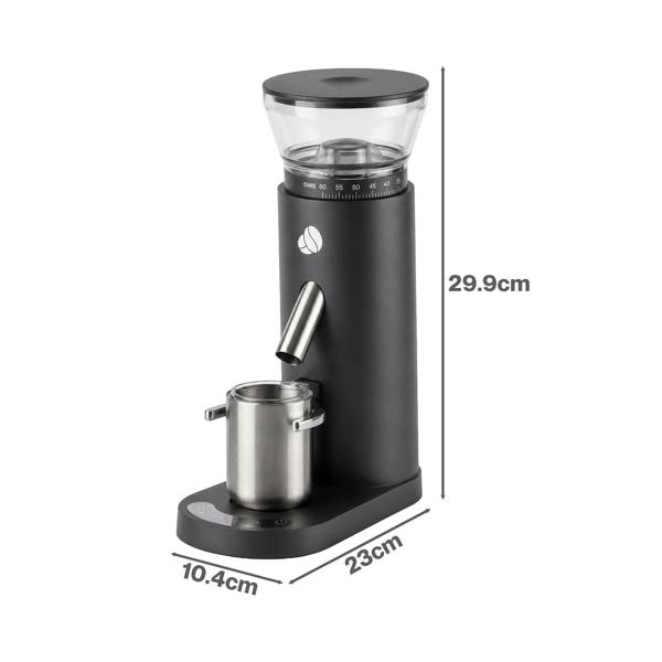 Spector Coffee Grinder 60-Setting Portable USB Rechargeable Burr Grinder Black