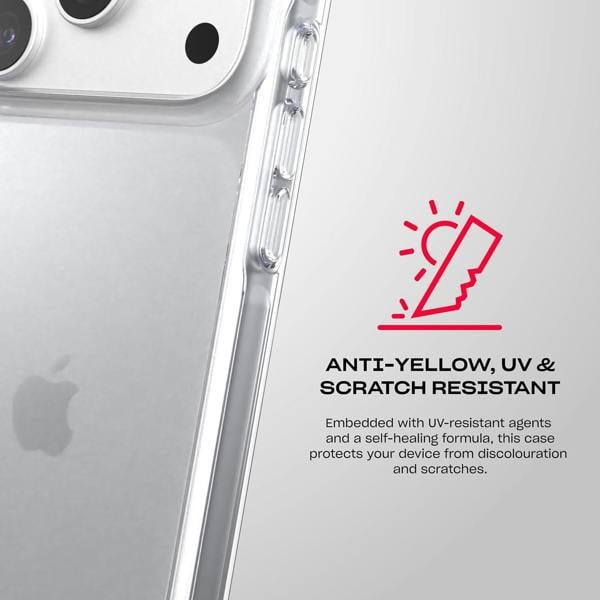 Tech21 Evo Clear Case for iPhone 17/18 Pro 6.3" Clear - T21-11654