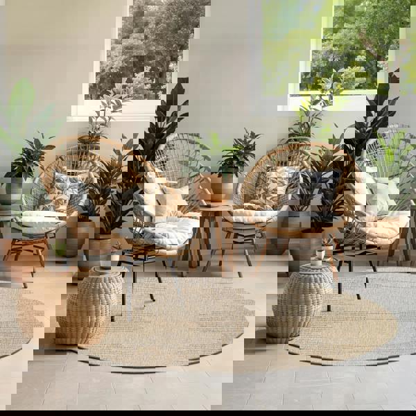 Livabliss Eagean-Global Cream Beige Brown In- & Outdoor Rug