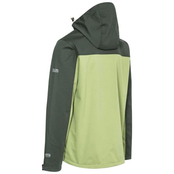 Trespass Mens Palin Colour Block Soft Shell Jacket - Olive - 