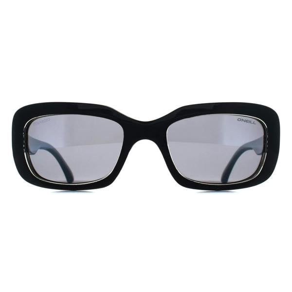 O'Neill Sunglasses ONS-9012 104P Black Silver Mirror Polarized