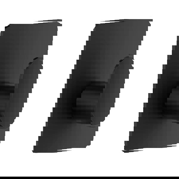 Black stainless steel single towel hook