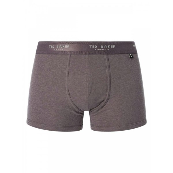 Ted Baker 3-Pack Contrast Logo Boxer Trunks, Grey Mix
