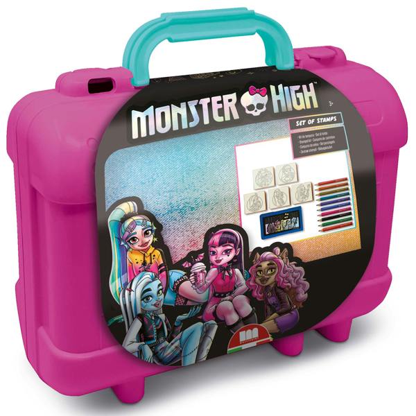 Monster High Travel Set by Multiprint – Kids Activity & Craft Set