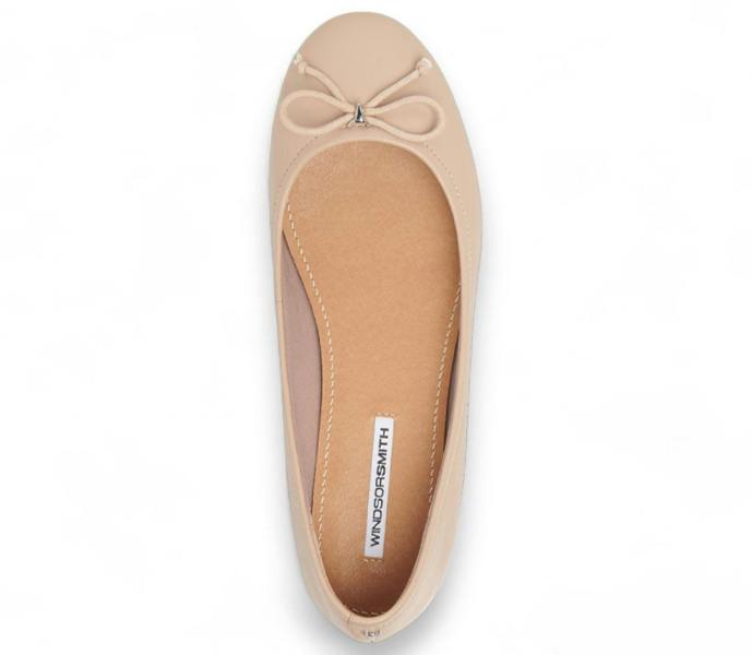 Windsorsmith Blush Pink Leather Mocassin Flat Shoes - Babydoll