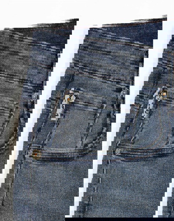 Money Ape Embossed Jeans  Mid Wash