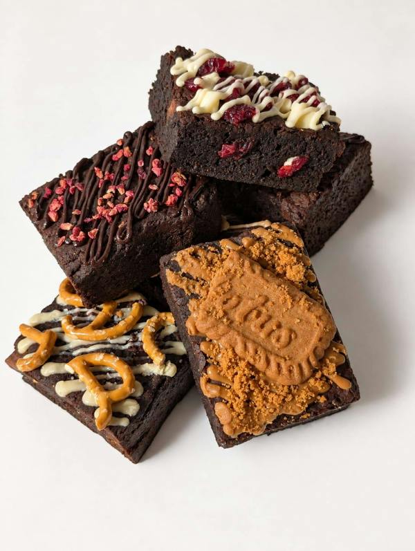 Vegan Christmas Festive Brownie Mixed Box