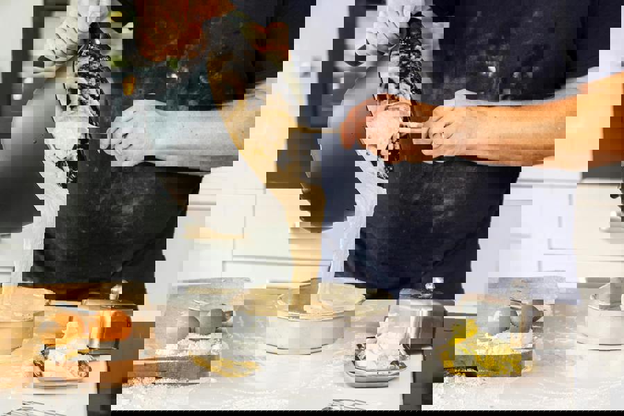 MasterClass Recycled Aluminium Loose Base Sandwich Pan, 20cm