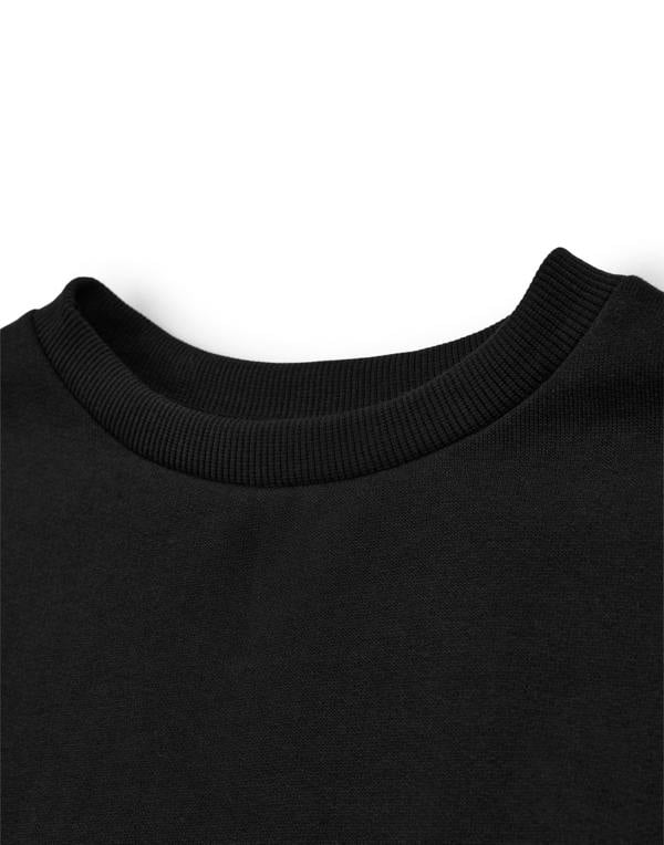 Show Me The Merch Yugo Unisex Kids Black Rainbow Sweatshirt