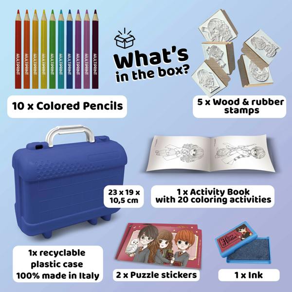 Multiprint Harry Potter Travel Set by Multiprint – Kids Activity & Craft Set
