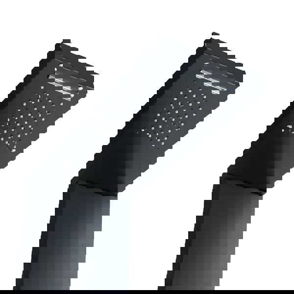 Living and Home Stainless Steel Shower Panel with LED Temperature Display and Hand Shower