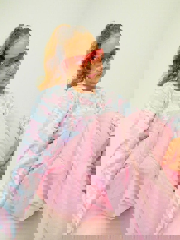 Beat Girlz Club Acrobat Crew Sweat -  Miami Pink Camo