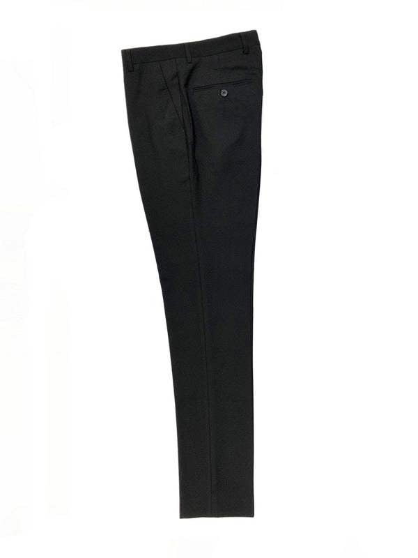 White 3-Piece Tuxedo with Black Shawl Lapel Trousers