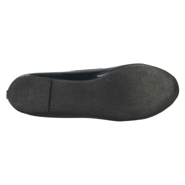 Spot On Ladies Spot On Patent Ballerina Shoes