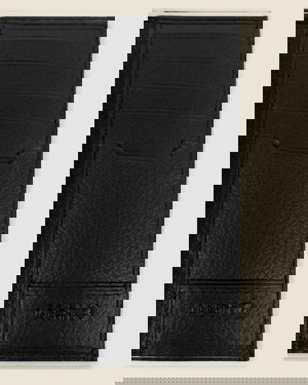 Larsson & Co Pori - Textured Leather Bi-Fold Card Holder