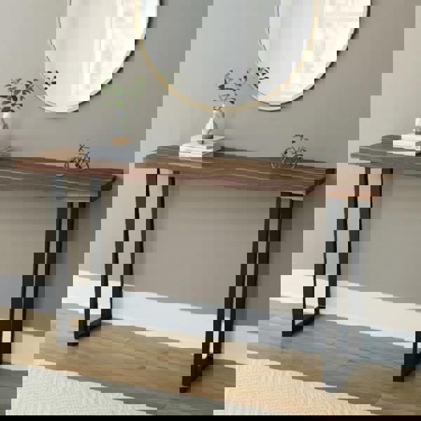 TRL Furniture Luxury Walnut Console Table