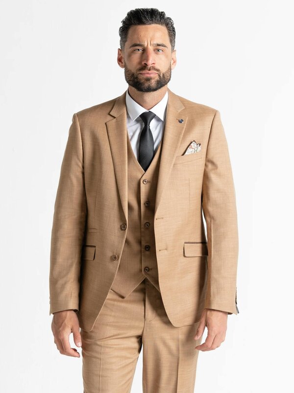 V2 Classic Henry - Sand Three Piece Suit