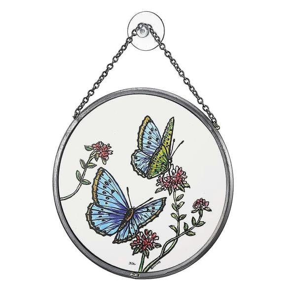 Museum Selection Blue Butterfly Glass Roundel - Kitchen Essential